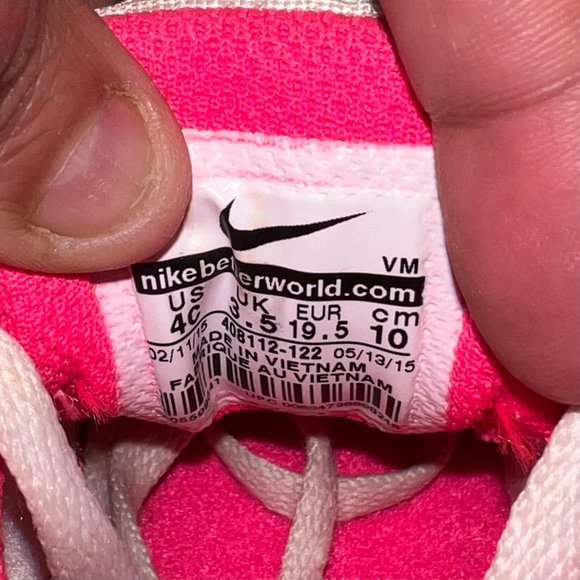 Nike Air Max 90 Retro Infrared Pink/ Black/White 408112-122 Infant 4C - Picture 10 of 11